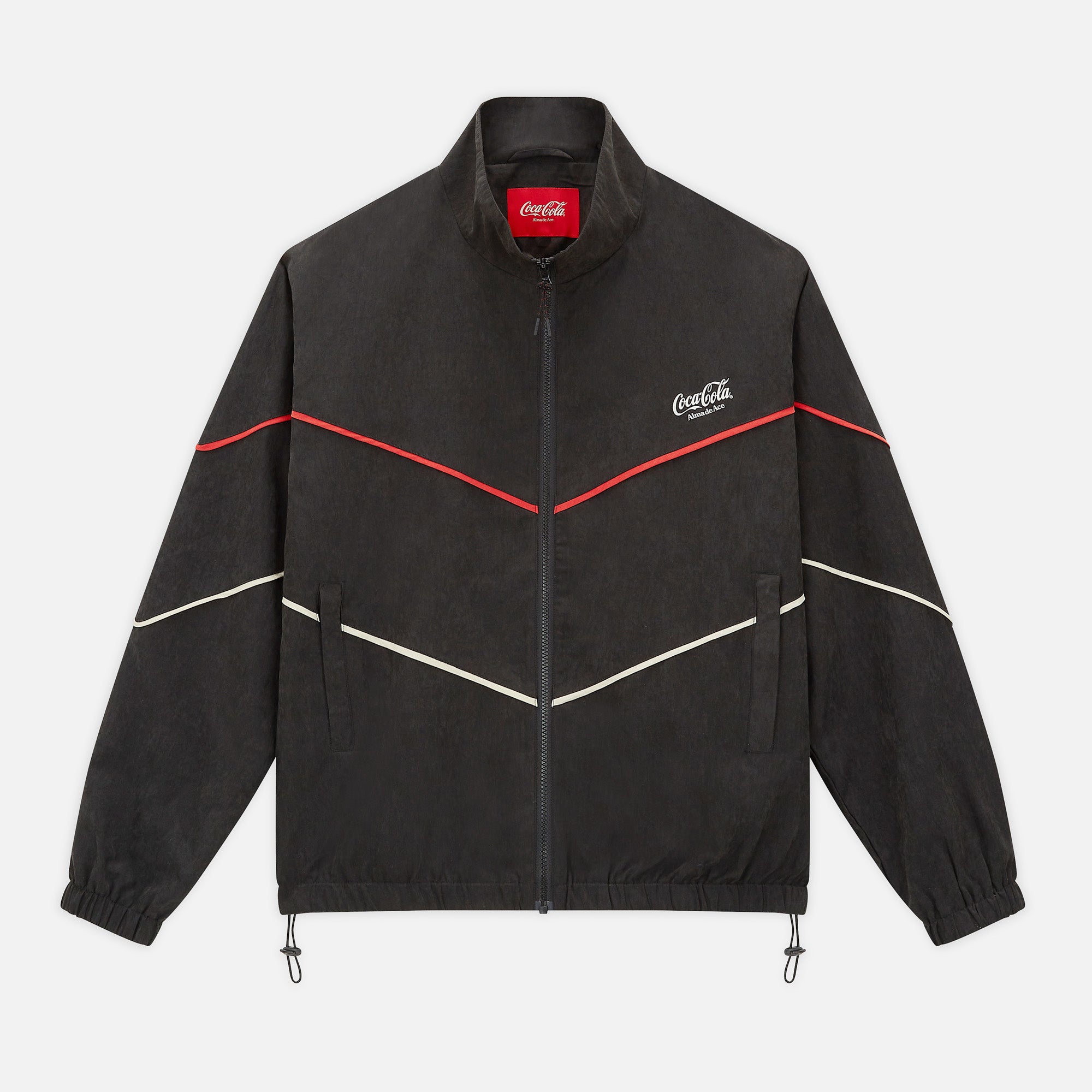 Supreme piping outlet track jacket black