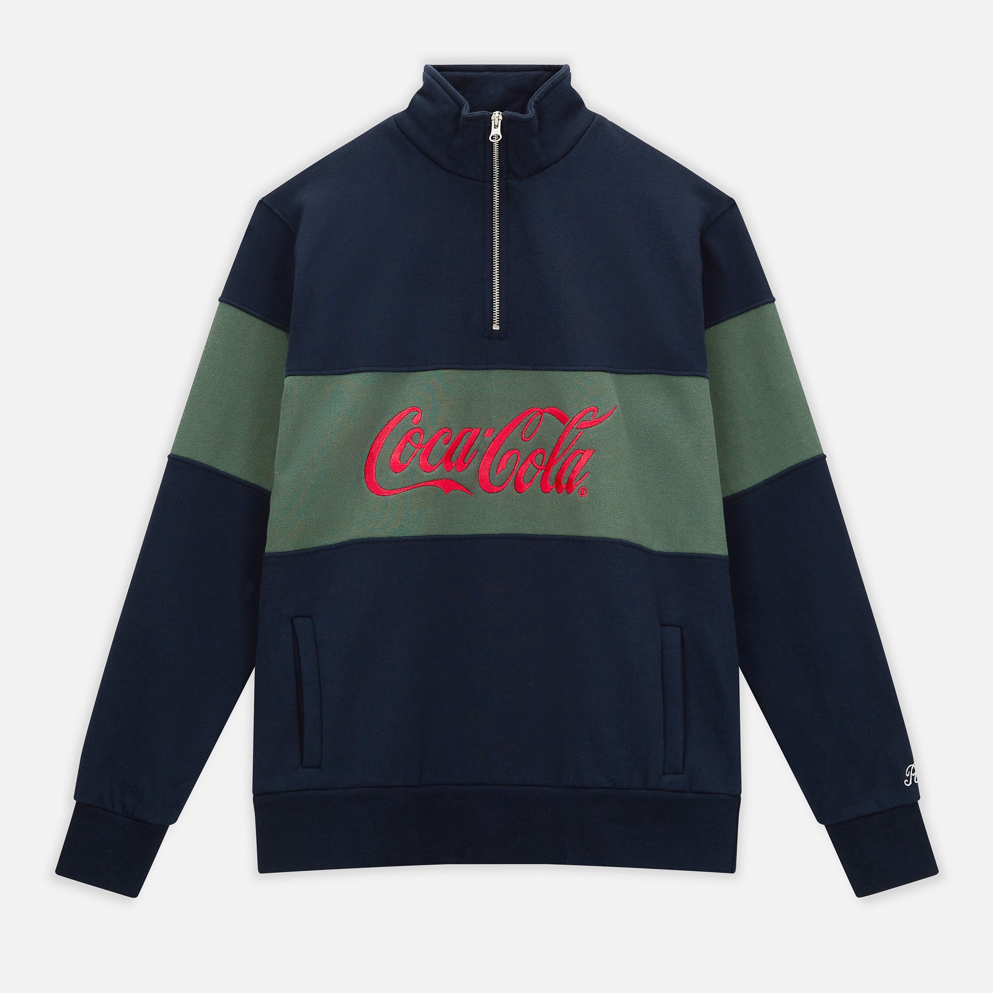 Navy Blue Coca-Cola® Mock Neck - Alma De Ace